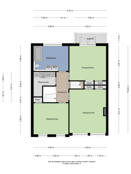 Floor Plan 3 - Zoeterwoudsesingel 20