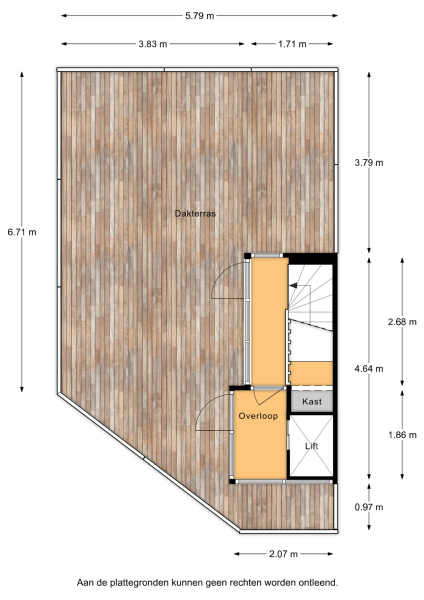 Floor Plan 5 - Jacob Obrechtstraat 9 H